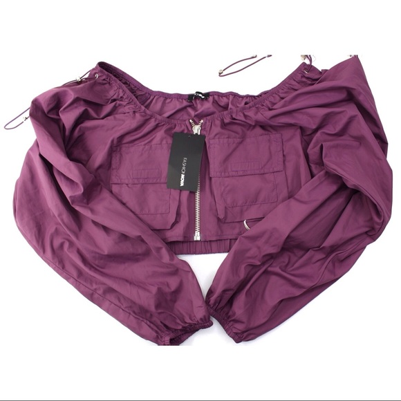 Fashion Nova Ride or Die Lounge Top Mauve M NWT - Picture 3 of 8